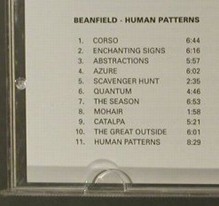 Beanfield: Human Patterns, Compost (062-2), D, 1999 Typ: CD Best.-Nr.: 95952 Preis: 10,00 Euro