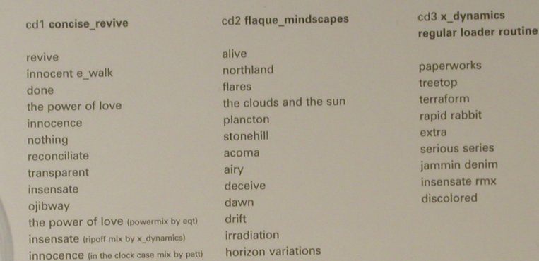 Concise: Revive, Digi, FS-New, Kaleidoskop Rec. (kal010),  Typ: 3CD Best.-Nr.: 96225 Preis: 12,50 Euro