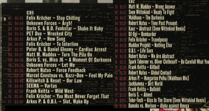 V.A.Hardtechno Vol.1: Mixed by S.Wittekind,36Tr., FS-New, Alphabet City(500.1107.2), EU, 2006 - 2CD - 96226 - 10,00 Euro