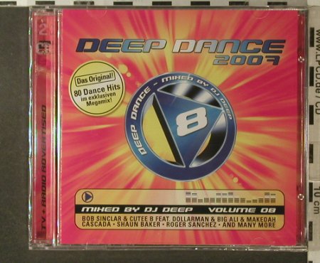 V.A.Deep Dance 2007 Volume 08: 80 Tr., FS-New, Klubbstyle(535.4008.2), EU, 2007 - 2CD - 96233 - 10,00 Euro