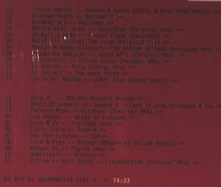 V.A.Gary D.pres.D.Trance: Vol.37 ,FS-New, EDM(), , 2007 - 3CD - 96289 - 15,00 Euro