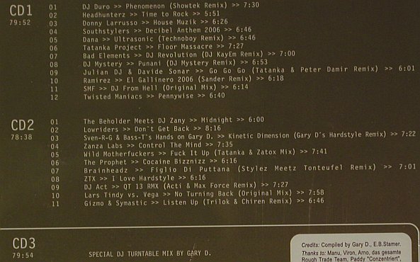 V.A.Gary D.: pres.D.Techno 15, FS-New, EDM(), , 2007 - 3CD - 96292 - 12,50 Euro