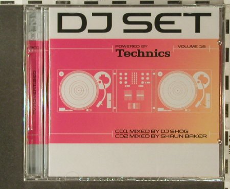 V.A.Technics DJ-Set Vol. 16: DJ Shog/Shaun Baker,38 Tr.,FS-New, Klubbstyle(), EU, 2006 - 2CD - 96326 - 12,50 Euro