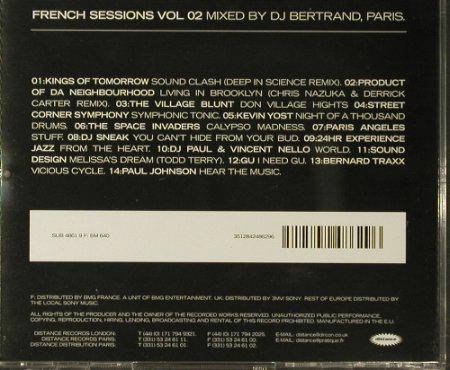 V.A.Frence Session Vol.2: 14 Tr., Distance(SUB 4861.9), EU,  - CD - 96402 - 10,00 Euro