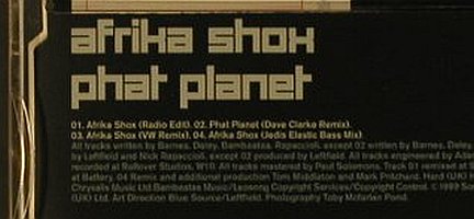 Leftfield: Afrika Shox*3+1, Columbia(), A, 99 - CD5inch - 96781 - 3,00 Euro