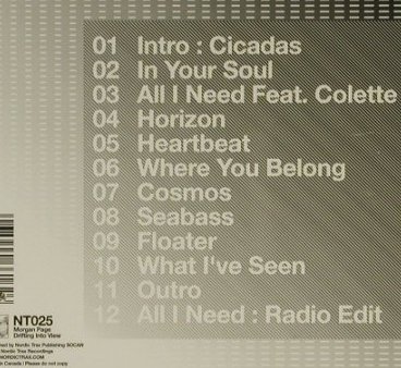 Page,Morgan: Drifting Into View, co, Nordic Trax(NT025), CDN, 02 - CD - 96925 - 5,00 Euro