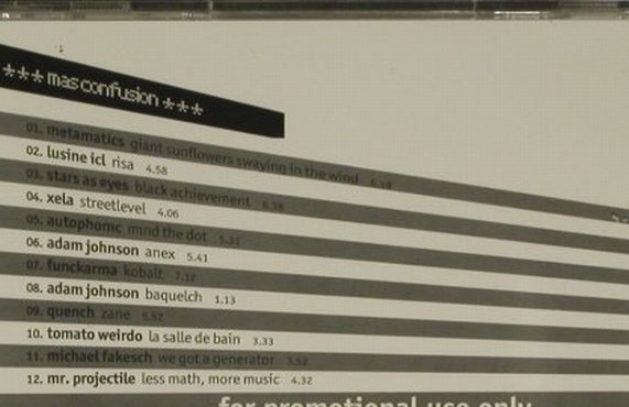 V.A.Mas Confusion: compil. By Funckarma & Funkstörung, K7(), F, Promo, 2002 - CD - 96999 - 5,00 Euro