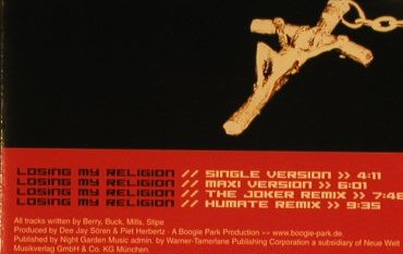 Sydney: Losing My Religion*4, Epic, A, 02 Typ: CD5" Best.-Nr.: 97530 Preis: 3,00 Euro