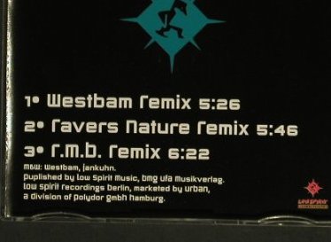 Westbam - Chapter 2: Celebration Generation/Remixes, Low Spirit(), D, 94 - CD5inch - 97534 - 3,00 Euro