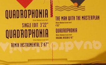 Quadrophonia: Quadrophonia*3+1, Ars(), , 91 - CD5inch - 97780 - 3,00 Euro