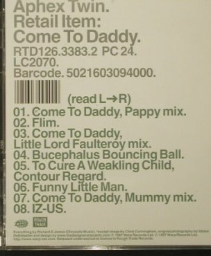 Aphex Twin: Come To Daddy, Warp (126.3383.2), UK, 1997 Typ: CD Best.-Nr.: 97831 Preis: 12,50 Euro