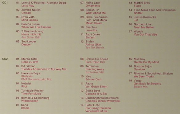 V.A.Neue Heimat 2: Electronic Music Made in Germany, Ministry of Sound(108 432-2), D, 2002 - 2CD - 98547 - 10,00 Euro
