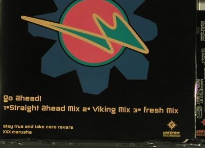 Marusha: Go Ahead !*3, Low Spirit(02161-2), D, 1993 - CD5inch - 98760 - 3,00 Euro