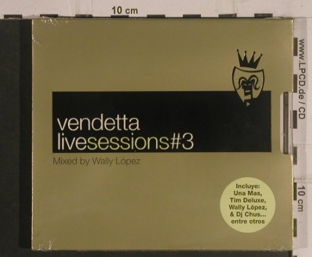 V.A.Vendetta: Live Session#3,Wally Lopez, FS-New, Blanco y N(VENcd 417(CB)), , 2002 - 2CD - 99582 - 14,00 Euro