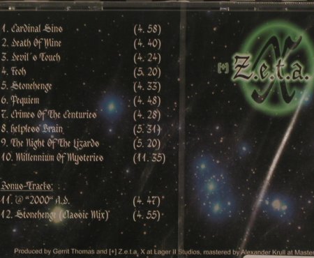 Zeta X: Feoh, FS-New, M.O.S. Rec.(MOS019cd), , 2001 - CD - 99785 - 10,00 Euro