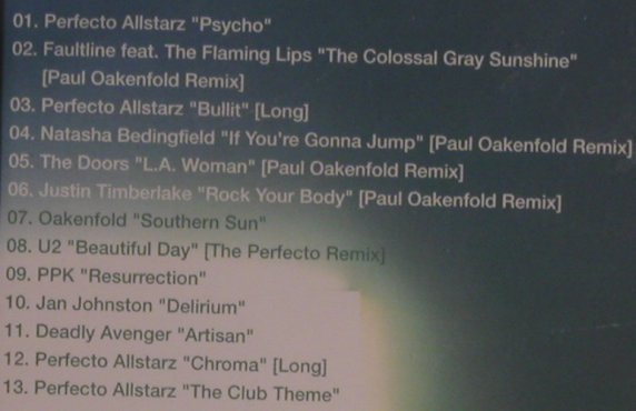 V.A.Perfecto pres.: The Club, FS-New, Perfecto Rec.(PERcd001), EC, 2005 - CD - 99806 - 7,50 Euro