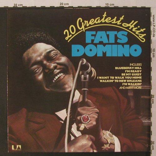 Domino,Fats: 20 Greatest Hits, m-/vg+, UA(064-97905), D,  - LP - F5240 - 3,00 Euro