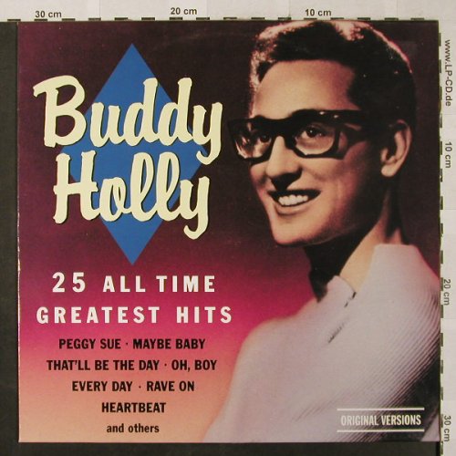 Holly,Buddy: 25 All Time Geatest Hits, Companion(6187261), DK, Ri,  - LP - H2550 - 5,00 Euro
