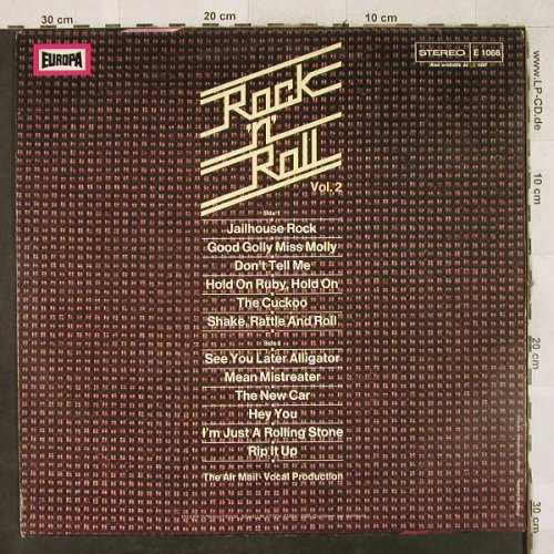 Air Mail: Rock'n'Roll Vol.2-vocal Production, Europa(E 1068), D, 1975 - LP - H3599 - 4,00 Euro