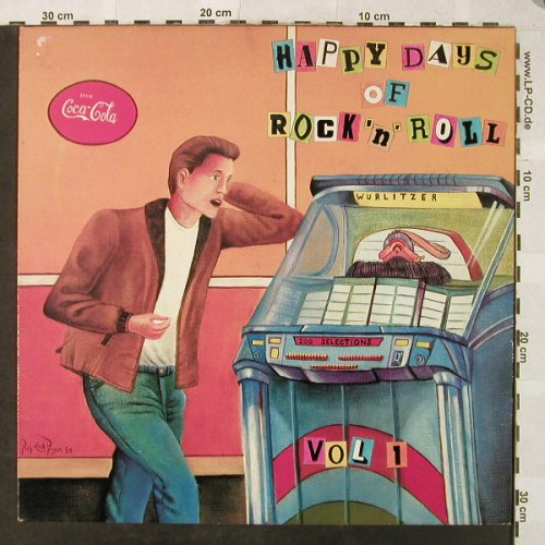 V.A.Happy Days of Rock'n'Roll: Vol.1-Brian Hyland..Johnny Burnette, MCA(COPS 9319), D, vg+/vg+, 1980 - LP - H5301 - 4,00 Euro