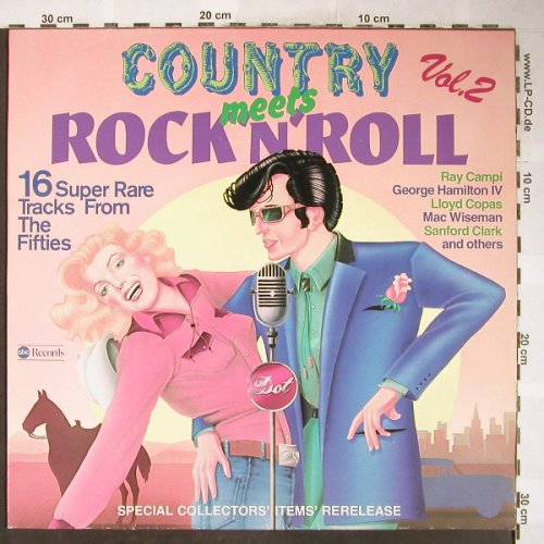 V.A.Country meets Rock'n'Roll: Vol.2, Jimmy Newman..Al Terry, ABC(ABC 25 552 ET), D, Mono, 1978 - LP - H6129 - 6,00 Euro