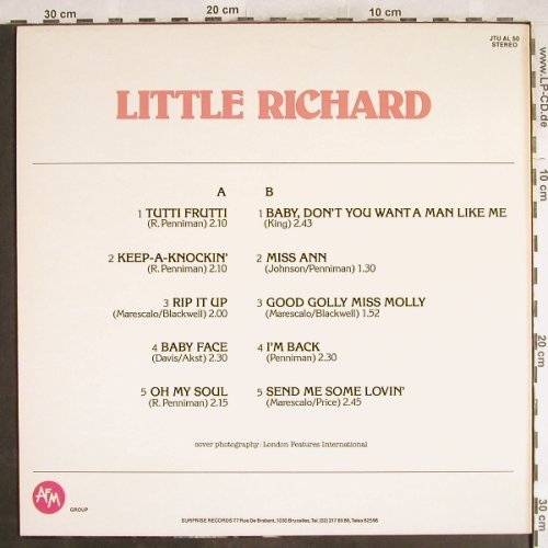 Little Richard: Tutti Frutti, Surprise(JTU AL50), B,  - LP - H7135 - 5,00 Euro