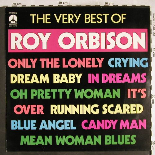 Orbison,Roy: The Very Best Of, Monument(MNT 80 242), NL, 1974 - LP - H7136 - 5,50 Euro