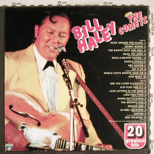 Haley,Bill & Comets: 20 Greatest Hits, Lotus(LOP14016), I, 1982 - LP - H7141 - 4,00 Euro