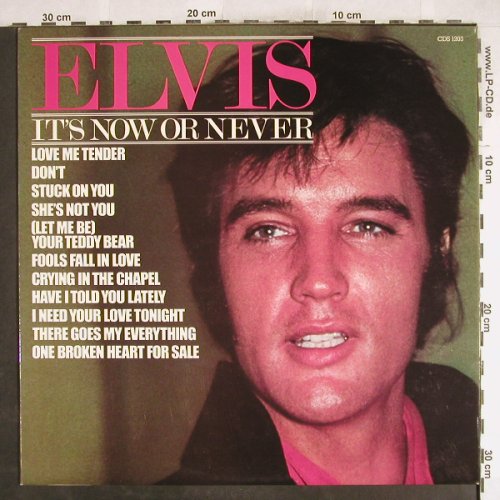 Presley,Elvis: It's Now Or Never, vg+/m-, Camden(CDS 1203), UK,  - LP - H7160 - 4,00 Euro