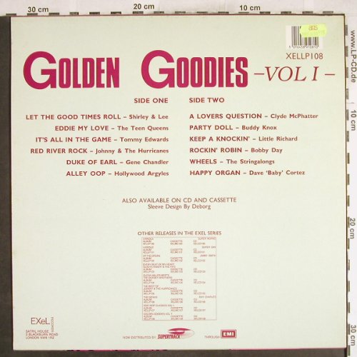 V.A.Golden Goodies Vol.1: Shirley & Lee...Dave Baby Cortez, Exel Rec.(XELLP108), UK, 1988 - LP - H7181 - 5,50 Euro