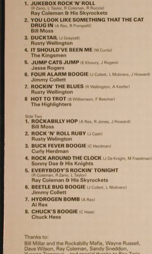 V.A.Rockaphilly: Ray Coleman&Skyrockets...Chuck Hess, Roller Coaster(ROLL 2001), UK, 1978 - LP - H7421 - 14,00 Euro