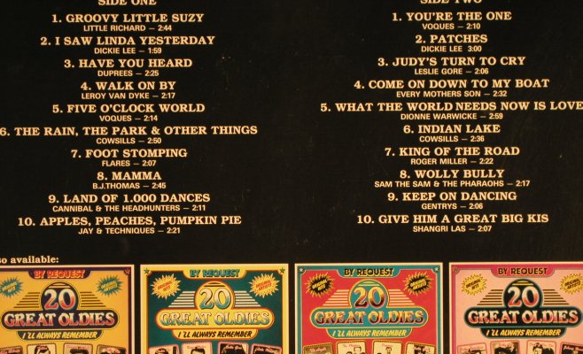 V.A.20 Great Oldies-I'll always...: Vol.2-Little Richard...Shangri Las, ARC Records(005-80), NL,Ri, 1982 - LP - H7679 - 6,00 Euro