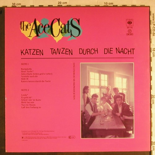 Ace Cats: Katzen tanzen durch die Nacht, CBS(CBS 26 176), NL, 1984 - LP - H8744 - 6,00 Euro