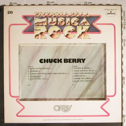 Berry,Chuck: Historia della Musica Rock, Mercury(68 41 151), E, 1982 - LP - H8753 - 5,00 Euro