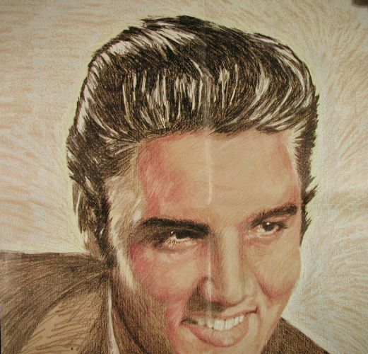 Presley,Elvis: Love Me Tender-Poster from,No LP, Ariola(303 150), D, 1987 - Poster - H9554 - 5,00 Euro