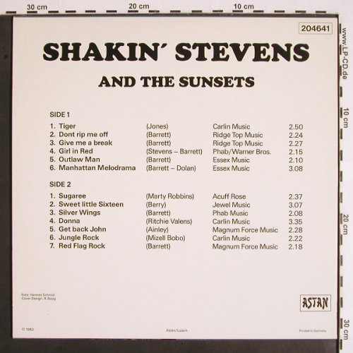 Shakin'Stevens: The Early Days, Astan(204641), D, 1982 - LP - V1873 - 6,00 Euro