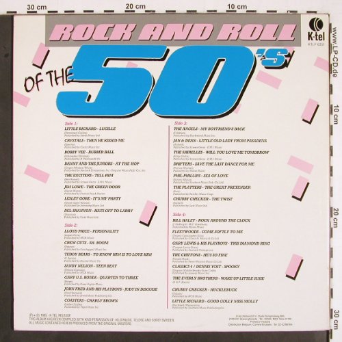 V.A.Rock & Roll of the 50's: Volume 2, Foc, K-tel(KTLP 6251), UK, 1985 - 2LP - V2172 - 6,00 Euro