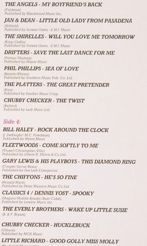 V.A.Rock & Roll of the 50's: Volume 2, Foc, K-tel(KTLP 6251), UK, 1985 - 2LP - V2172 - 6,00 Euro