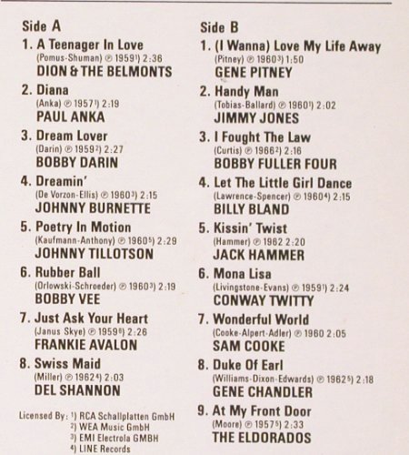 V.A.The Sound of Young Americans: Vol.1, Buddy Holly...Johnny Preston, Teldec(6.25020 AP), D, 1982 - LP - V2205 - 6,00 Euro