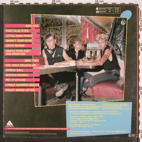 Stray Cats: Gonna Ball, vg+/m-, Arista (204 019-270), D, 1981 Typ: LP Best.-Nr.: V2998 Preis: 5,00 Euro