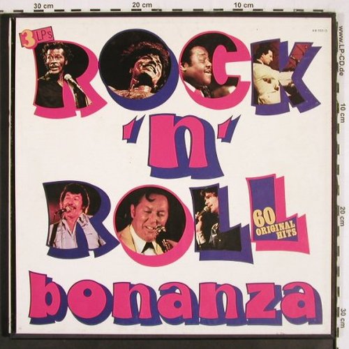 V.A.Rock'n'Roll Bonanza: 60 original Hits, Box, Lotus (KB 702/3), I, 1983 Typ: 3LP Best.-Nr.: V3088 Preis: 9,00 Euro
