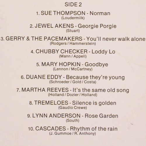 V.A.20 All Time Golden Hits: Gary Puckett... Cascades, UN (UN 1812005), I Typ: LP Best.-Nr.: V3104 Preis: 5,00 Euro