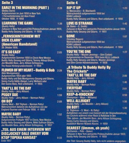 Holly,Buddy: The Legend Of, Foc, CNR(6.28478 DP), D, 1979 - 2LP - V78 - 9,00 Euro