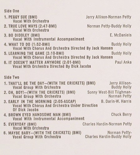 Holly,Buddy: Greatest Hits, Coral(COPS 1007), D,  - LP - V893 - 6,00 Euro