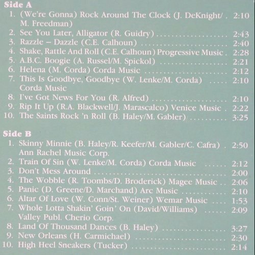 Haley,Bill & the Comets: Twenty Greatest Hits, Black Tulip(2636741), NL, Ri,  - LP - V904 - 6,00 Euro