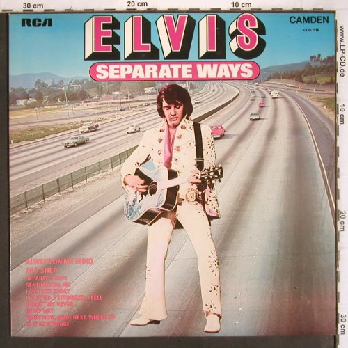 Presley,Elvis: Separate Ways, RCA Camden(CDS 1118), UK, 1973 - LP - V913 - 6,00 Euro