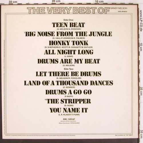 Nelson,Sandy: The Very Best Of, UA(UAS 29836 Z), D, 1975 - LP - V939 - 6,00 Euro