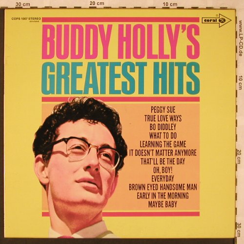 Holly,Buddy: Greatest Hits,stereo simulated, Coral(COPS 1007), D,  - LP - X2398 - 4,00 Euro