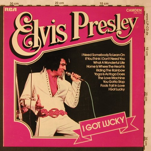 Presley,Elvis: I Got Lucky, RCA Camden/Pickwick Ed.(CDS 1154), UK,  - LP - X2442 - 7,50 Euro