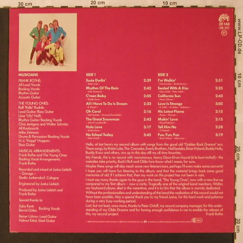 Frankie & the Young Ones: Golden Rock Dreams, Vol.2, Aladin(ALA 25 148), D, 1982 - LP - X2793 - 7,50 Euro